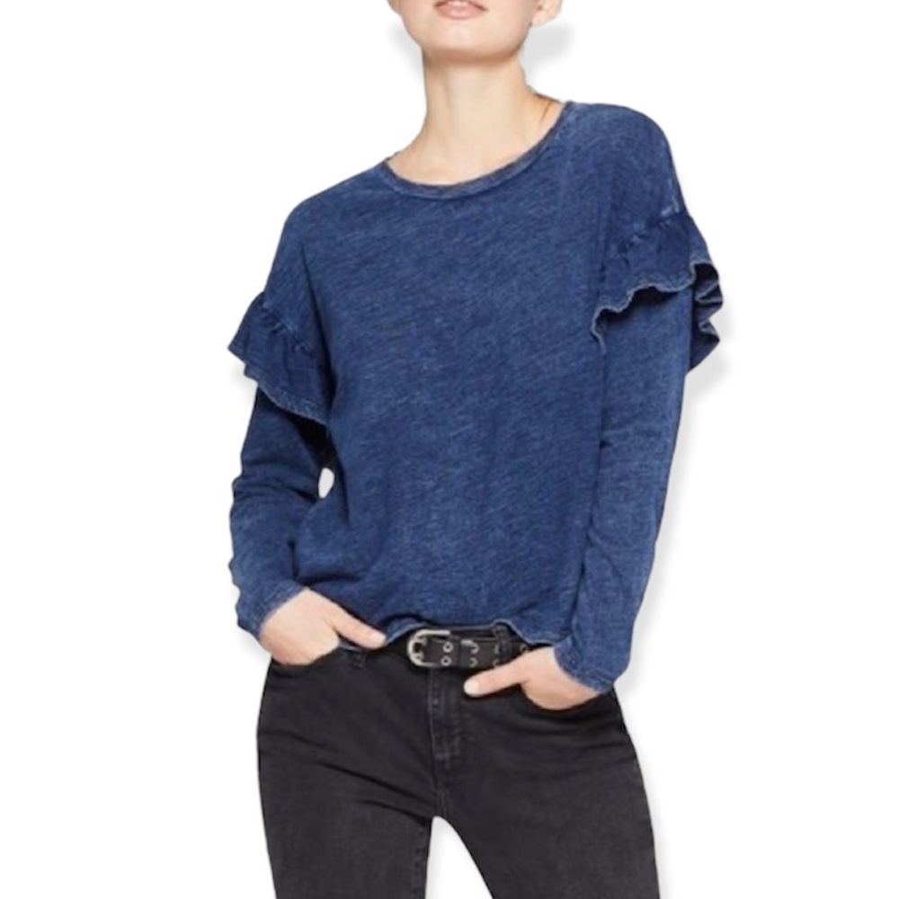 Target Top Universal Thread Ruffle Long Sleeve Te… - image 1